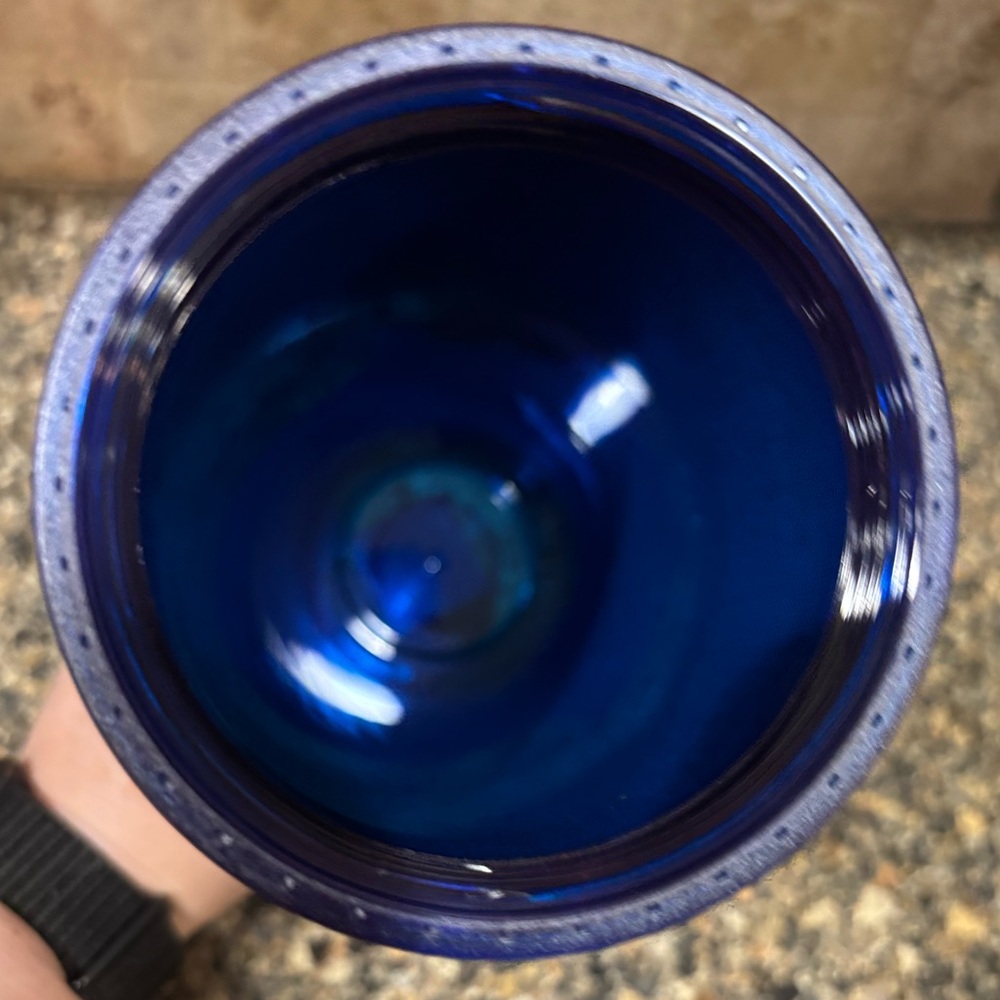 Starbucks Blue Wave Under the Sea Floral Holographic Cold Cup Tumbler Venti 24oz - Picture 7 of 8